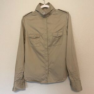 Hellessy Military Style Long Sleeve Button Down Shirt